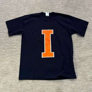 ILLINI University of Illinois T Shirt Youth Large